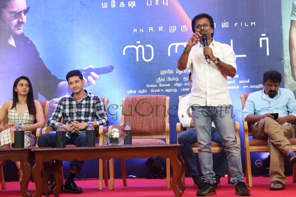 Spyder Movie Release Press Meet at Chennai